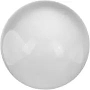BESTOYARD Transparent White Crystal Ball Photography Prop Meditation Sphere Feng Shui Display Home and Office Solid Glass Sphere for Creative Photography