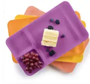 Tupperware Kids Dining Trays Set of 4