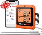 650 Ft Wireless Meat Thermometer – Bluetooth, 2 Probes,Rechargeable,for Grilling
