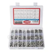 1080pcs Nuts And Bolts Assortment Kit M3 M4 M5 M6 Screw Set Button Head & Socket Head Metric Screws 304 Stainless Steel