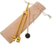 FONDOTIN 1 Set Resonance Tuning Fork with Mallet for Sound Therapy Ear Cleaning Includes Storage Bag Healing Instruments for Immersive Vibration Experience