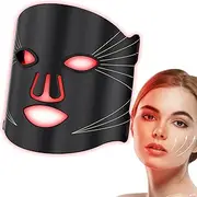 LED Face Mask with 7 Colours, Red Light Mask, Face Mask for Skin Rejuvenation, Anti-Wrinkle, LED Mask with Timer Function and Rechargeable