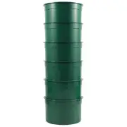 6pc Gold Panning Mineral Sifting Prospect Pan Classifier Sieve Set
