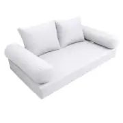 |SLIPCOVER ONLY|S1 Daybed Mattress Bolster Backrest Covers Knife Edge Crib AD105