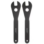 2pcs Bicycle Cone Wrench Set Tool 14mm Bike Cone Cycling Spanner, Black
