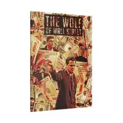 The Wolf Of Wall Street Jordan Belfort Abstract Custom Canvas Wall Print