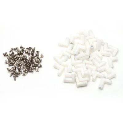 40Pcs/Set L Type PCB Mounting Feet with Screw for Arcade JAMMA MAME Game Board
