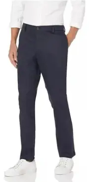 Dockers Men's Signature Khakis Athletic Fit Pants Blue 38X30 Navy Shirt Gripper