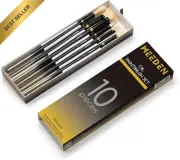 10-Pc Hog Bristle Oil Acrylic Paint Brush Set w/ Long Handle