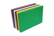 TRENTON POLYETHYLENE COLOUR CODED CUTTING BOARD HACCP- 300 x 450 x 13mm SET OF 6