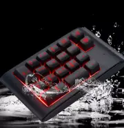 Mini USB Mechanical Numeric Keypad LED Backlight Wired 19 Keys Numpad Keyboard