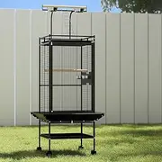 i.Pet Bird Cage Large Cages 155cm Parrot Aviary Stand-Alone Budgie Wheels Castor
