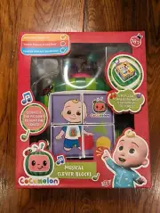CoComelon Musical Clever Blocks Nursery Rhyme Songs Learning Toy Interactive