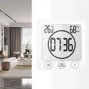 Waterproof LCD Clock for Kitchen or Bathroom with Alarm and Temperature Display