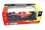 Ferrari F1-75 F1 #55 Italian GP Sainz Giallo Bburago 1:18 18-16811 BRAND NEW