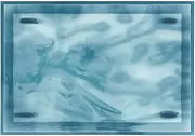 Kartell Tray, Light Blue, Transparent, 46 x 32 x 2.5 cm