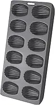 Mrs. Anderson's Baking 12-Cup Madeleine Pan, Carbon Steel with Non-Stick Coating, PFOA Free, 15.75-Inches x 8-Inches