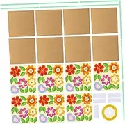 Floral Arrangements Kit Mother's Day Set Safe Paper Flowers Bouquet for Boys and Girls Diy Craft Kit