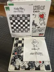 Keith Haring Chess Set Limited Edition VILAC / MOMA NIB NEW w Original Wrapping