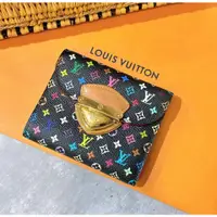 在飛比找蝦皮購物優惠-二手旗艦 LOUIS VUITTON LV 字紋 黑彩 內拼