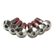 6x Yamaha XV950 2013-2017 Titanium Rear Disc Bolts Screws Threadlock