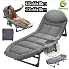 Portable Recliner Bedding Single Mattress Folding Bed Foldable Camping Chair