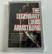 NEW SEALED Vintage The Legendary Louis Armstrong Classic Jazz R&B Cassette Tape