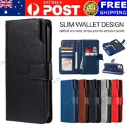 Shockproof Leather Case Wallet Flip Cover for iPhone 16 15 14 13 12 Pro Max 11