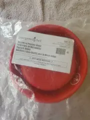 NEW PAMPERED CHEF MICROWAVE POPCORN MAKER #1457 RED SILICONE 5 CUP UNOPENED