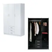 Foret Cabinet Wardrobe Clothes Rack Bedroom Storage Organiser Furniture 2 Colors