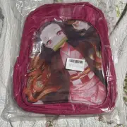 Anime Demon Slayer Nezuko Kamado Pink Girls Kids Backpack School Bag Lightweight