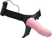 Vibrating Adjustable Hollow Strap-On Harness Extender Bigger Penis Dildo Sleeve Cock Cover Penis Extension Increase The Size and Strength Adult Sex Toy for Couples Man Women