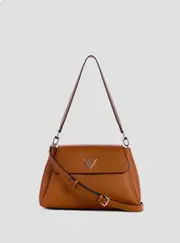 GUESS Brown Sora Girlfriend Shoulder Bag