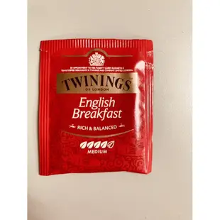 「10包只要45元」Twinings 唐寧茶 紅茶茶包 英國早餐茶 English breakfast Tea