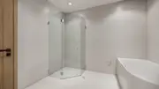 900-1000*2000mm SUN Frameless ultra Clear Glass Pivot Door Diamond Knob Handle Frameless (Ultra Clear) Shower Screens
