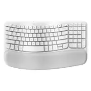 Logitech Ergo Series Wave Keys Wireless Ergonomic Keyboard (Off-white)