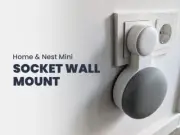 Google Home Mini / Nest Mini Socket Wall Mount for AU and UK Plugs 3D Printed