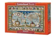 Castorland Puzzle World Map of 1639 - 2000 pieces