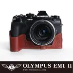 小馨小舖【TP 適用於 OLYMPUS E-M1 II III 真皮相機底座】相機皮套 EM12 EM1II EM13