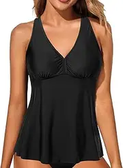 [Talisea] Women's Racerback Swim Tops - Flowy, Modest Bathing Suit Tops No Bottom