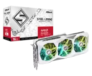 ASRock AMD Radeon RX 7800 XT Steel Legend 16GB OC Graphics Card White [NEW]