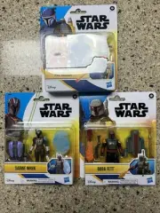 STAR WARS Epic Hero Series Boba Fett, Paz Vizsla & Sabine Wren Action Figures