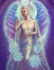 HAUNTED LUNAR ANGEL ASTRAL ENERGY gentle, compassionate, intelligent