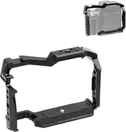 Camera Cage for Panasonic Lumix,Aluminium Alloy Camera Protective Cage Kit for Panasonic Lumix S5II/S5IIX Camera Cage (Black)