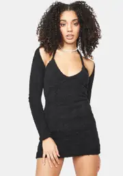 Supermodel Realness Halter Dress