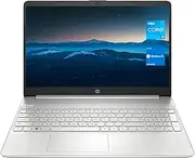 HP 15 Notebook, 15.6" HD Screen Laptop, Intel Core i3-1115G4, 32GB DDR4 RAM, 1TB SSD, Webcam, HDMI, Wi-Fi, Windows 11 Home, Natural Silver