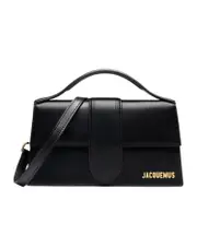 Jacquemus The large Bambino Strapped Handbag One size black