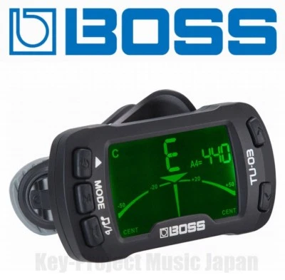 BOSS TU-03 Clip-On Tuner & Metronome for Guitar Bass Ukulele New w/Tracking No.