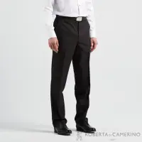 在飛比找momo購物網優惠-【ROBERTA 諾貝達】台灣製男裝 美學剪裁 平口西裝褲(