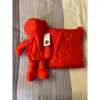 在飛比找蝦皮購物優惠-法國Perigot紅色小熊防水風衣